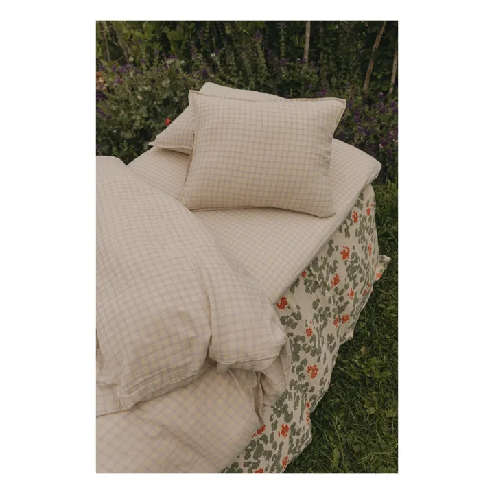 Funda de almohada Gingham Sky | Azul Cielo- Imagen del producto n°1