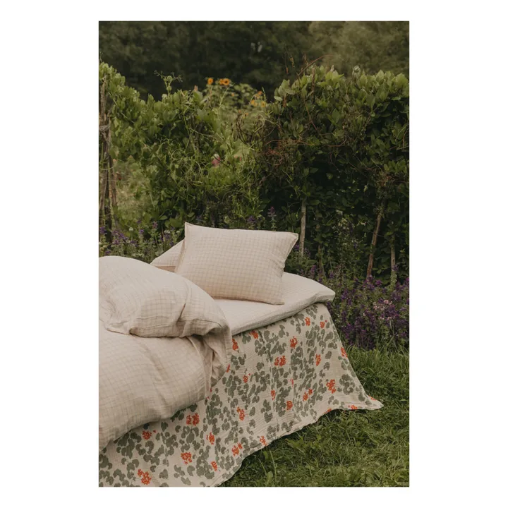 Funda de almohada Gingham Sky | Azul Cielo- Imagen del producto n°2