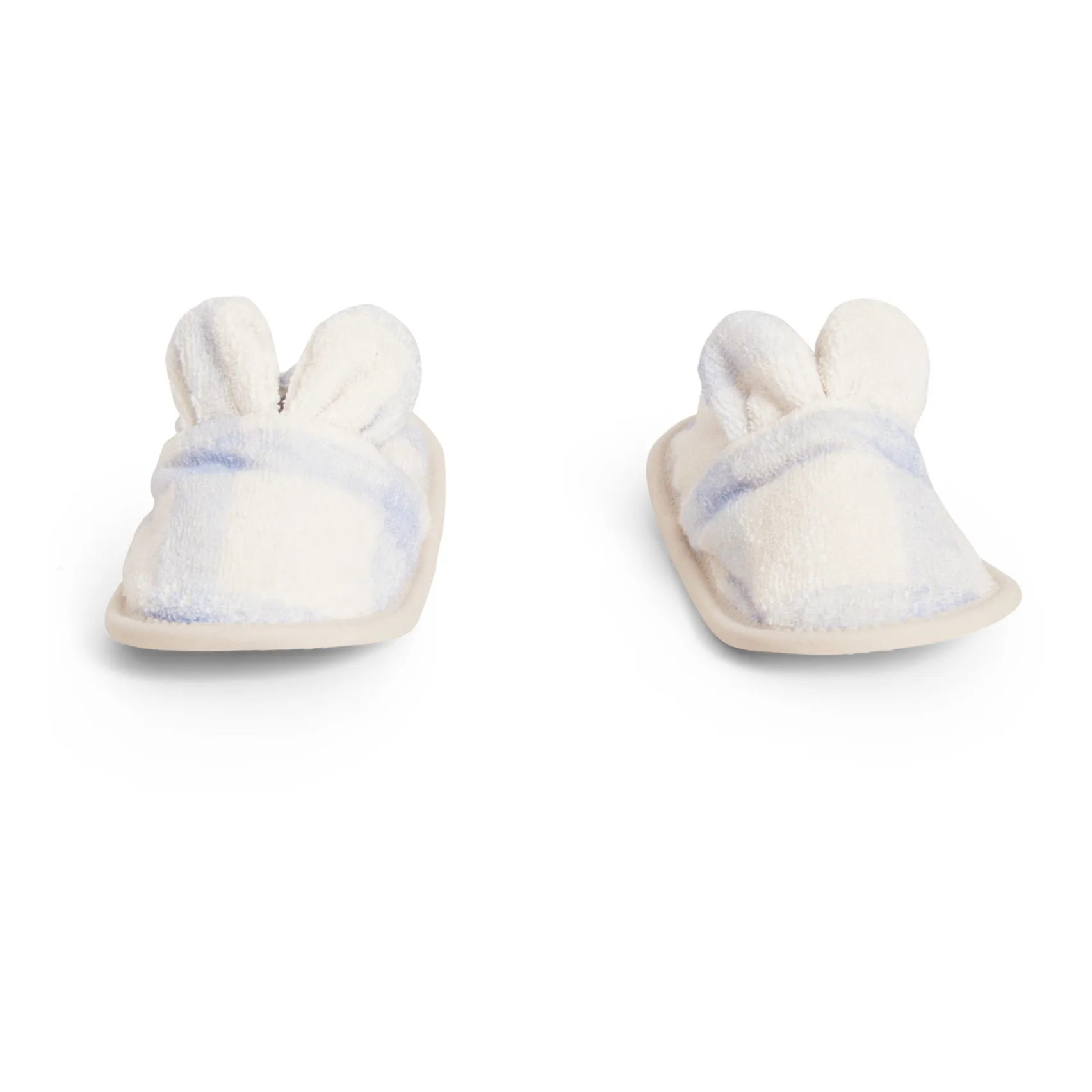 Garbo&Friends Light Blue Gingham Sorrel Slippers