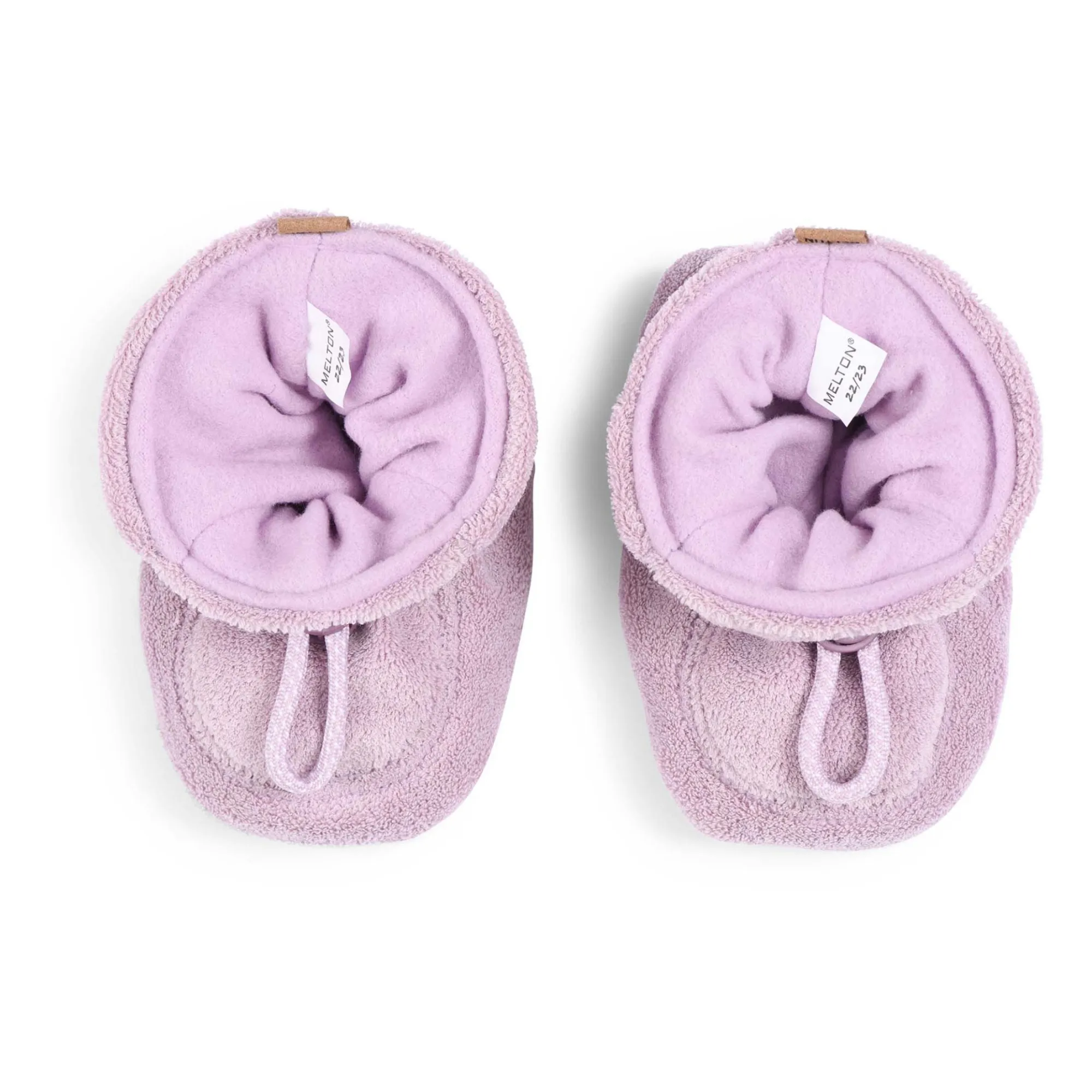 Melton Pink Terry Slippers