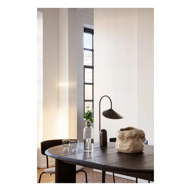 Lámpara de mesa de mármol Arum | Negro