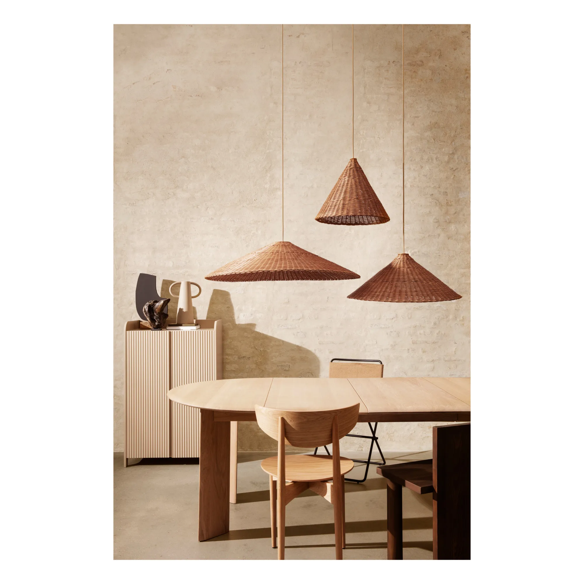 Dou Rattan Lampshade- Product image n°2