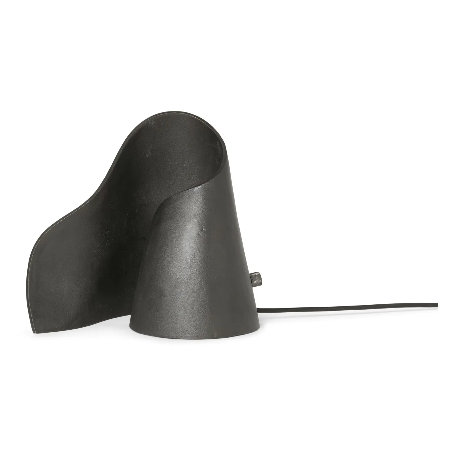Oyster Recycled Aluminium Table Lamp | Black- Product image n°3