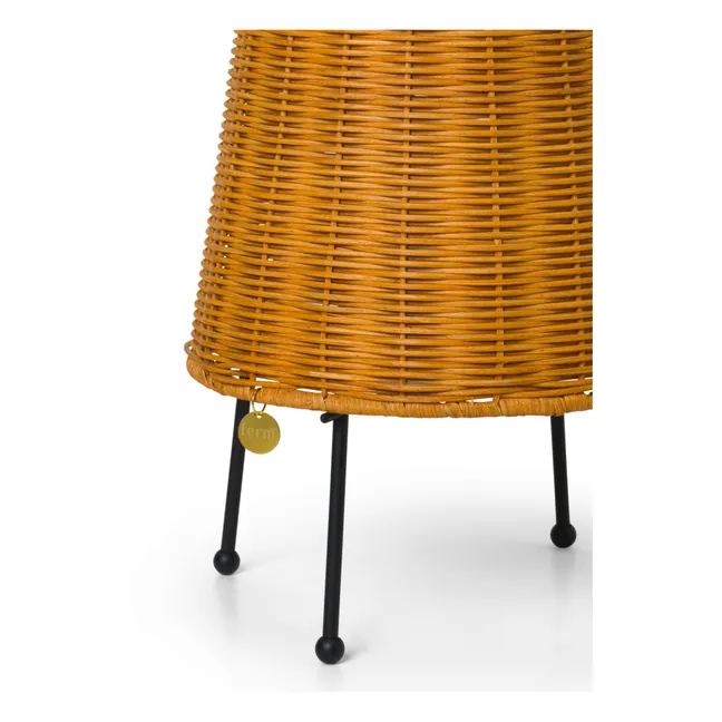 Lámpara de mesa Porti en rottin
