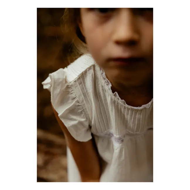 Exklusiv bei Lililotte x Smallable - Kleid Abigael | Grauweiß