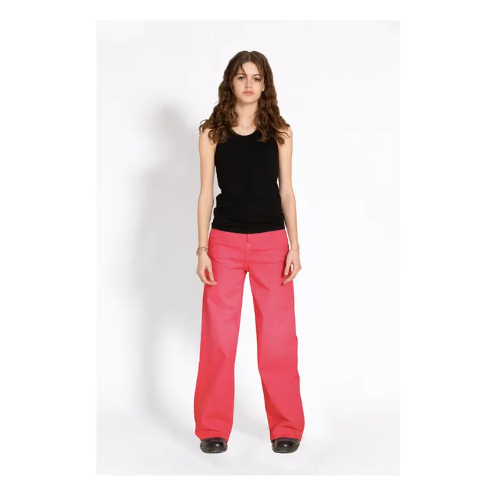 Jean Loose Carolyn | Rose- Image produit n°1