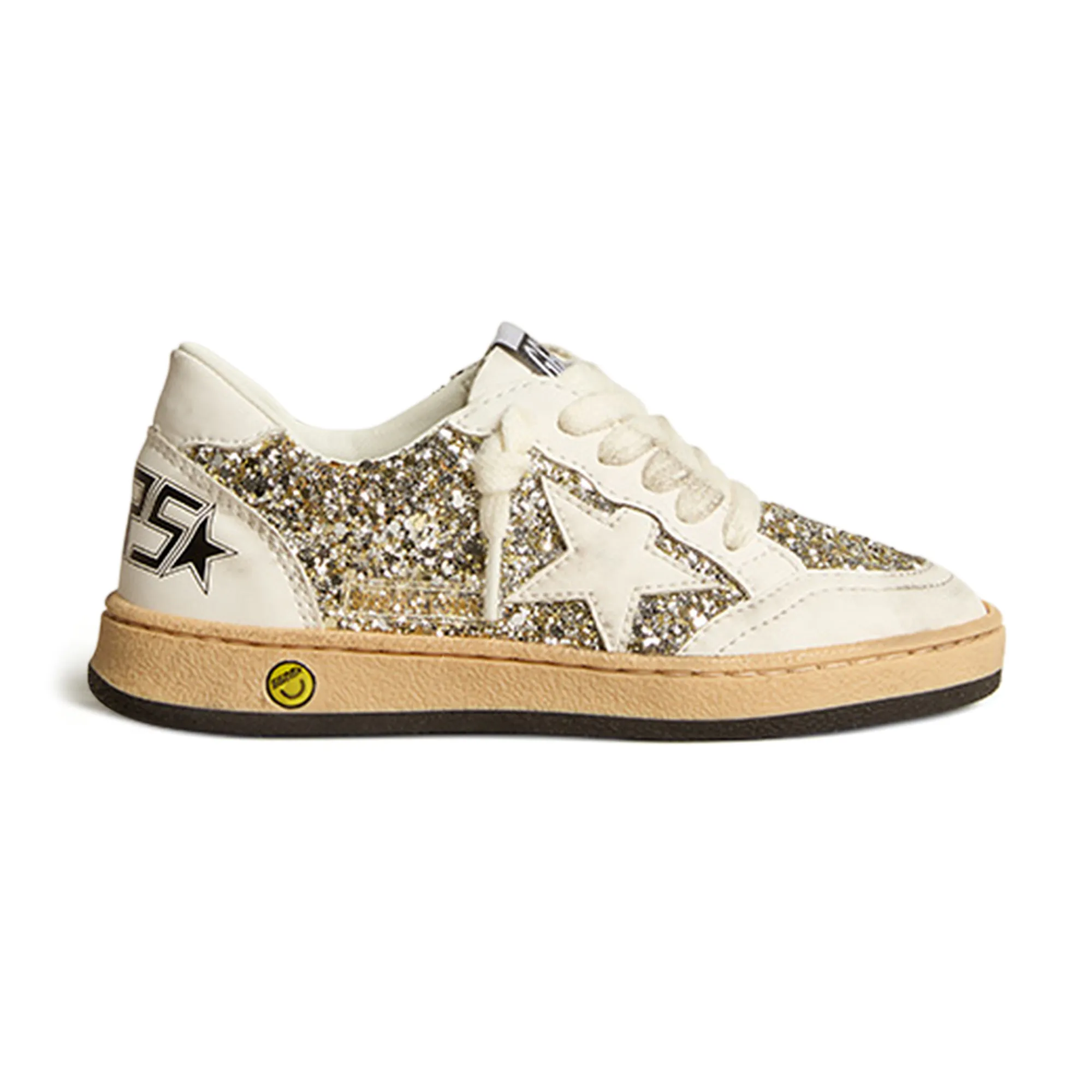 Golden Goose - Ballstar Glitter Signature Lace-up Sneakers