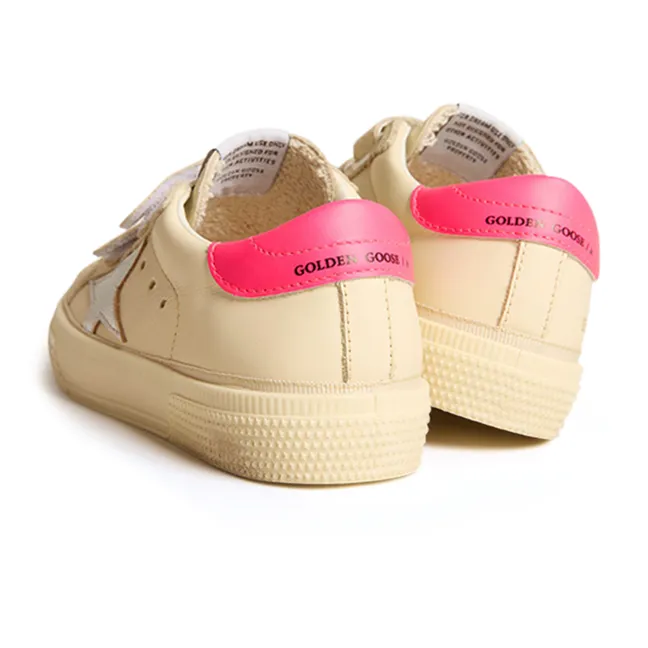 May School Laminated Scratch Sneakers | Fuchsia