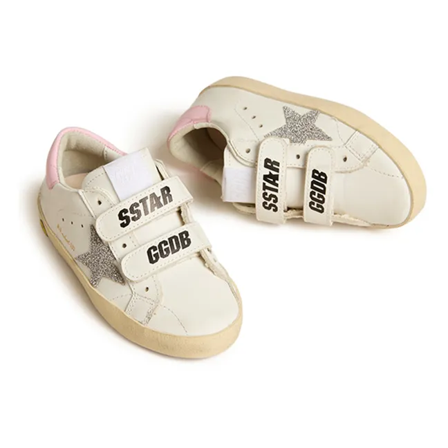 Old School Velcro Sneakers | Pale pink