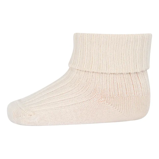Rib-Socken aus Baumwolle | Seidenfarben