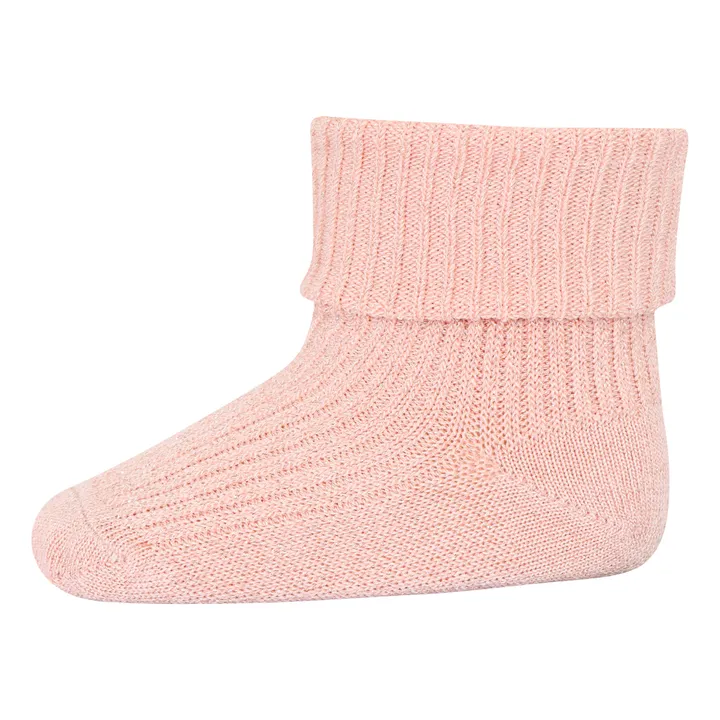 Calcetines de algodón con purpurina Ida | Rosa- Imagen del producto n°0