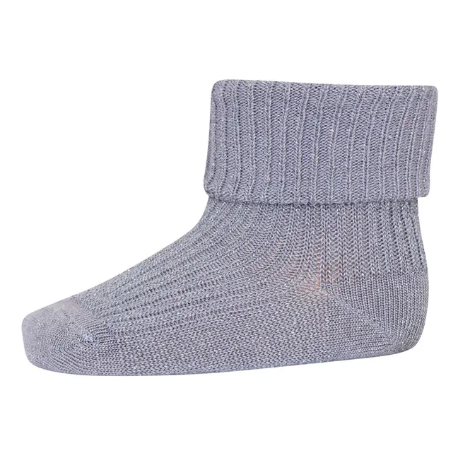 Chaussettes Ida Paillettes en coton | Bleu