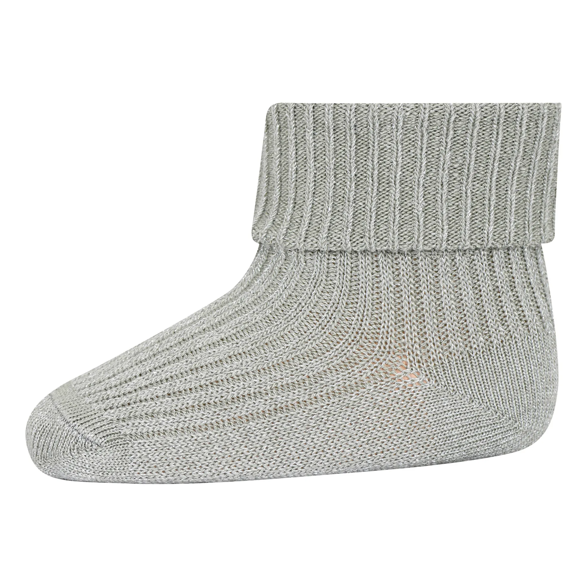 Mp Denmark Green Ida Cotton Glitter Socks