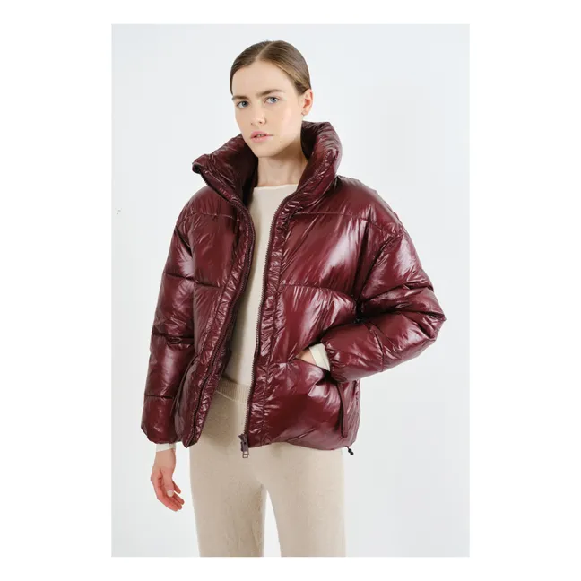 Millery Down Jacket Recycled Materials | Burgundy