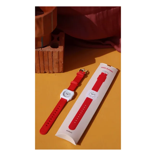 Reloj escarlata | Rojo