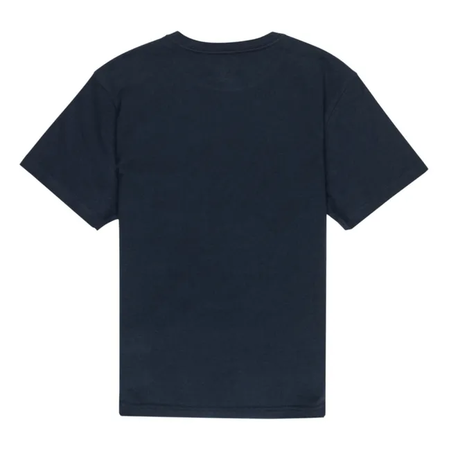 T-shirt Vertical Coton Bio | Bleu marine