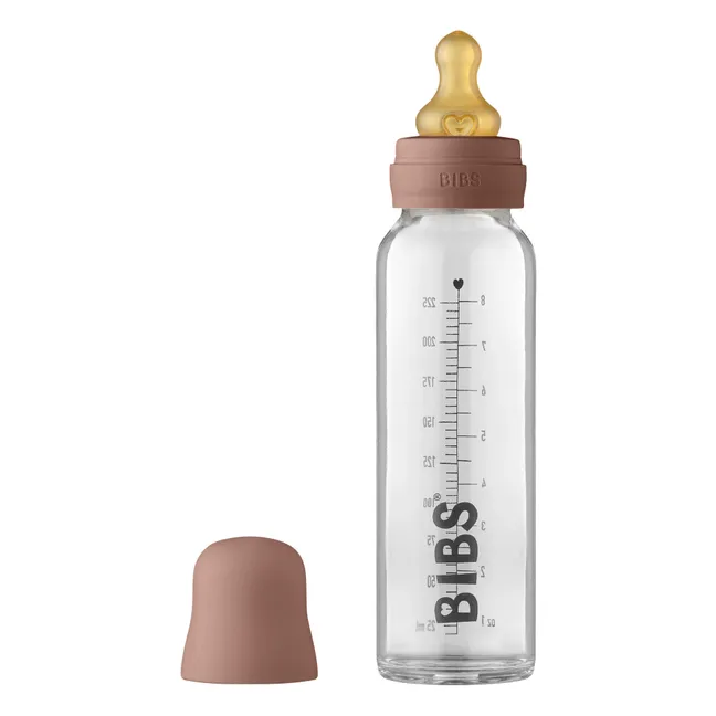 Babyflasche aus Glas | Terracotta