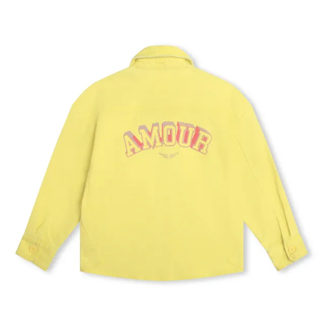 Bonnie Over Twill Jacket | Yellow