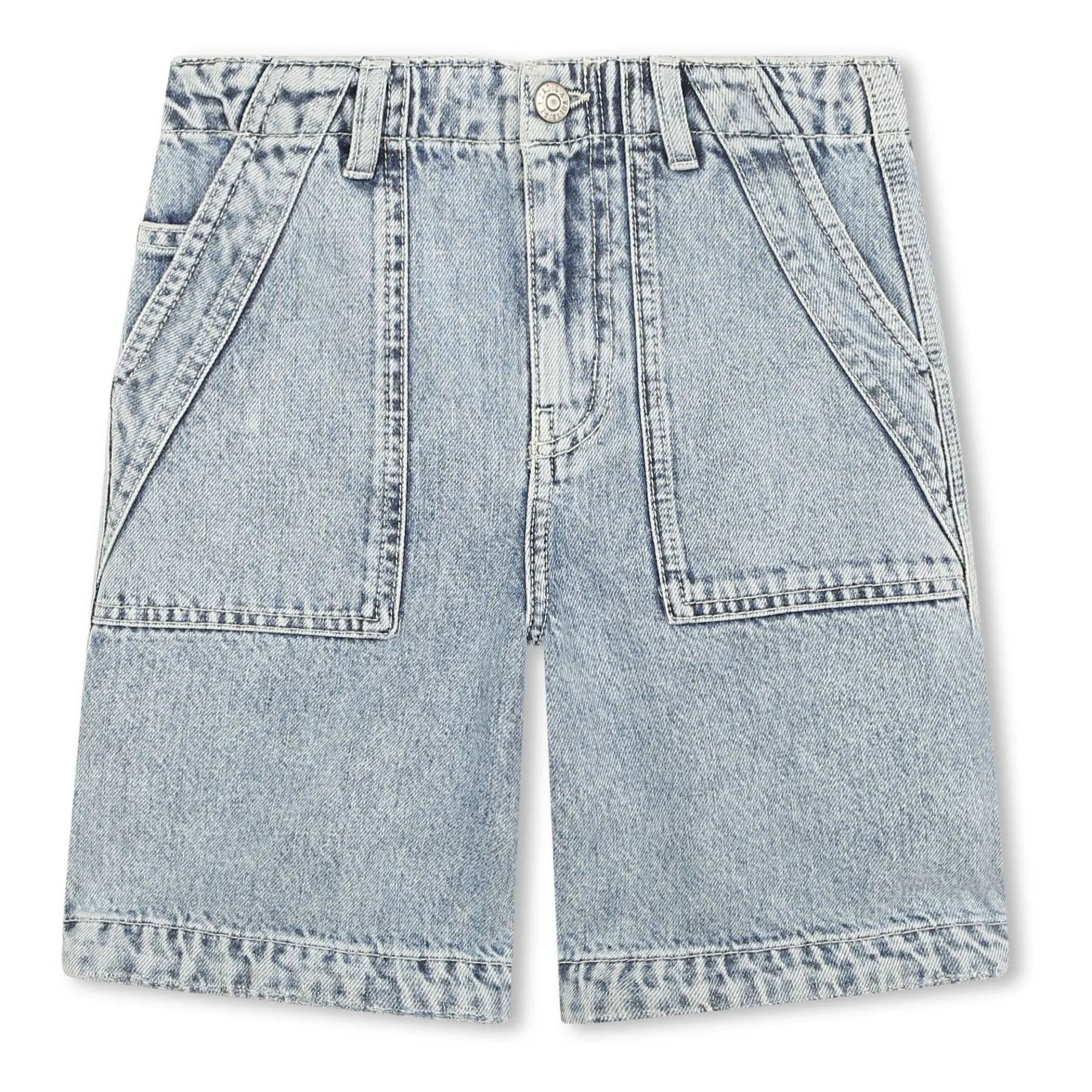 Zadig & Voltaire Denim Bleached Bermuda Shorts Paul