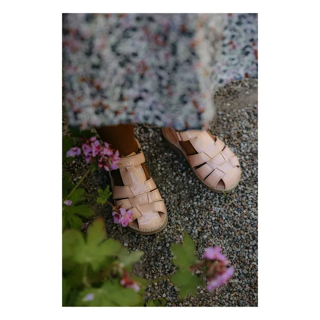 Sandalen mit Klettverschluss Classic | Blassrosa