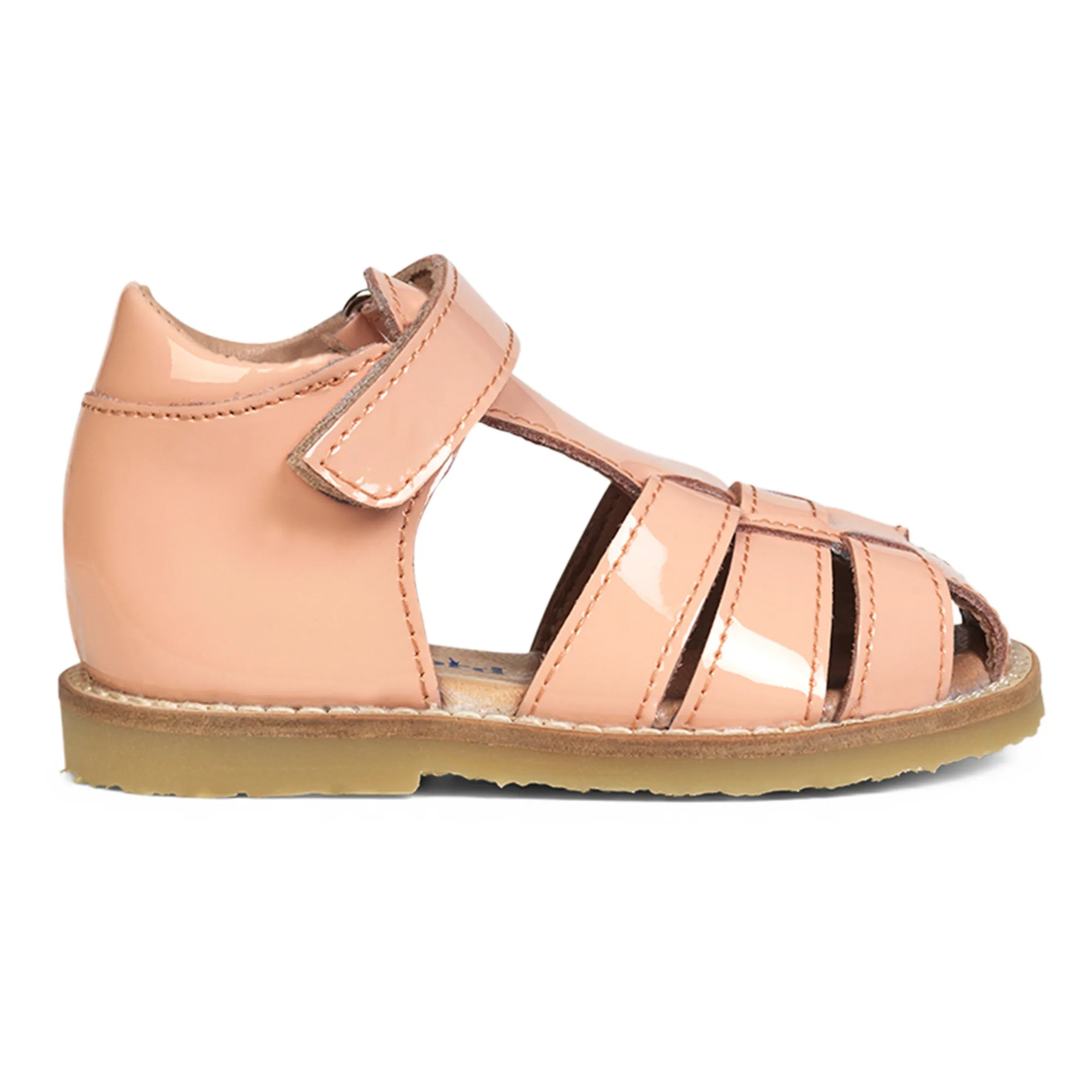 Petit Nord Pale Pink Classic Velcro Sandals