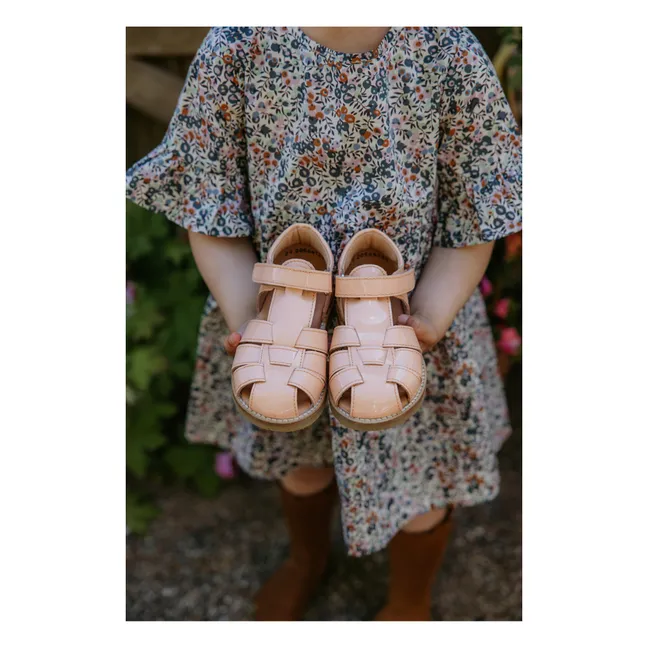 Classic Velcro Sandals | Pale pink