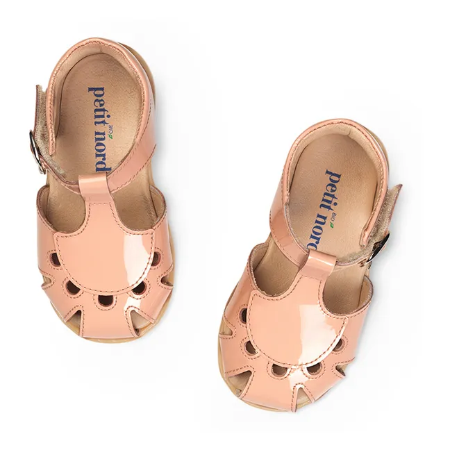 Sweetheart Scratch Sandals | Pale pink