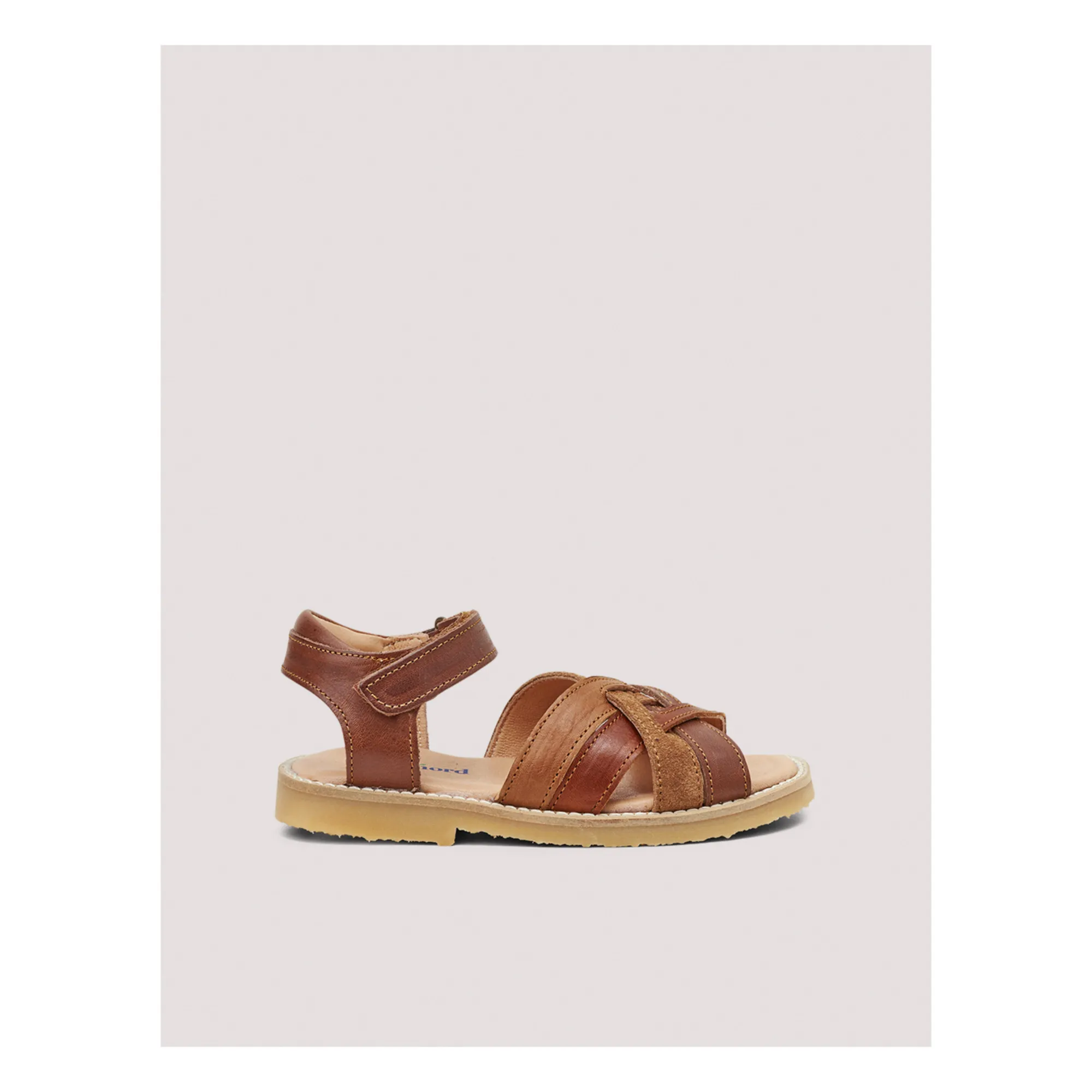 Petit Nord Brown Evy Scratch Sandals