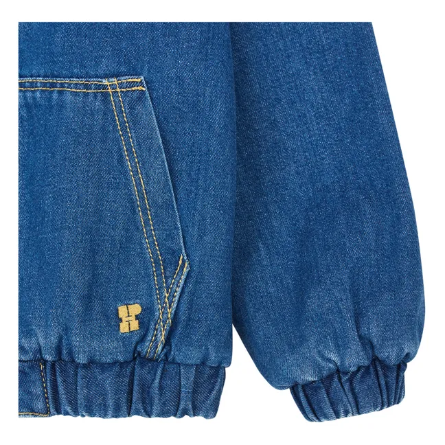 Denim organic cotton jacket | Denim blue