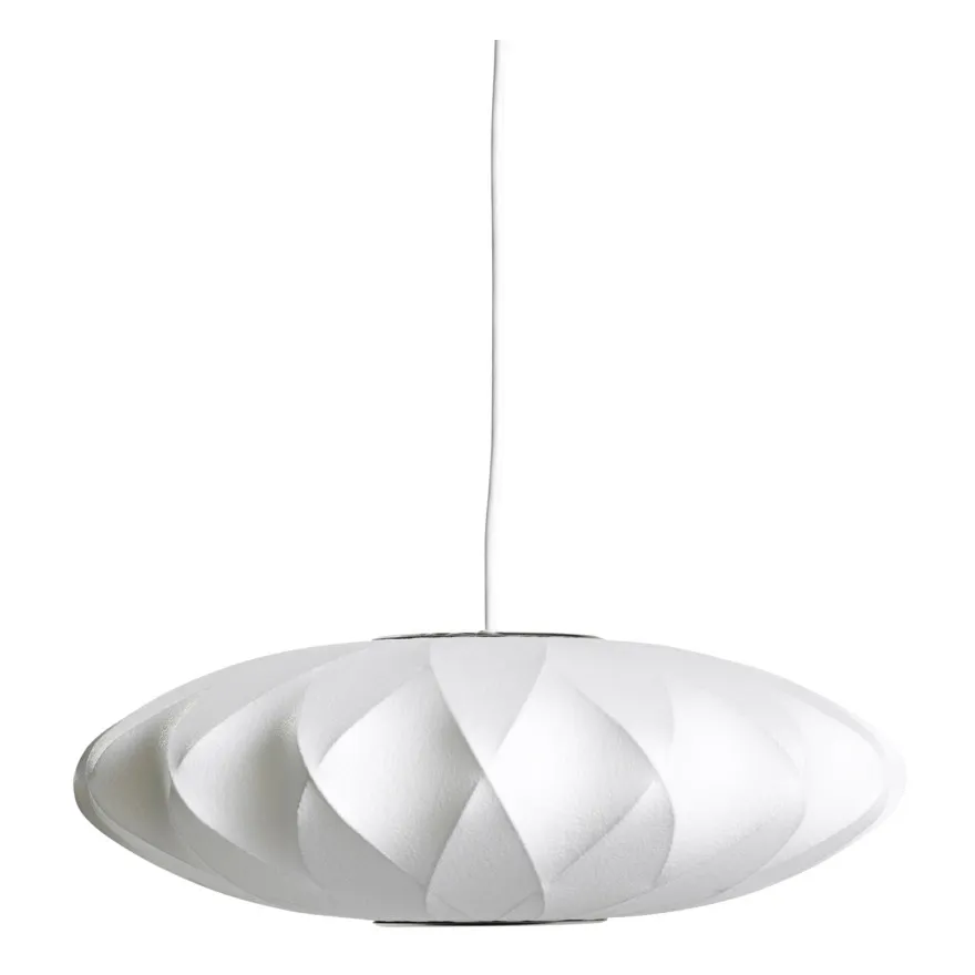 Hay Ivory The Nelson Saucer Pendant Light, George Nelson