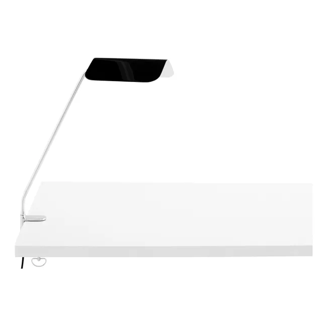 Lámpara de escritorio con pinza Apex | Negro