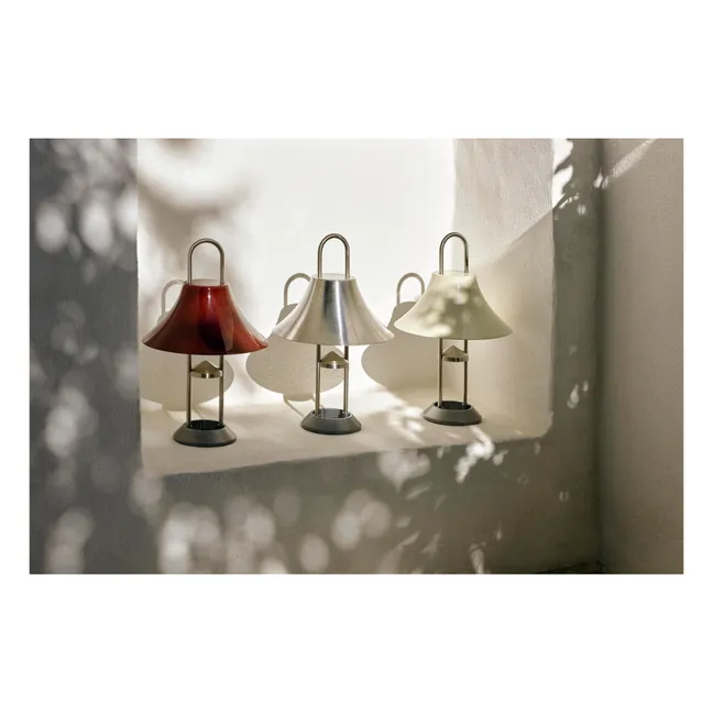 Lámpara de mesa portátil Mousqueton - Inga Sempé  | White