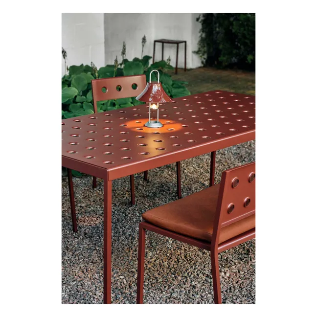 Lámpara de mesa portátil Mousqueton - Inga Sempé  | Rojo