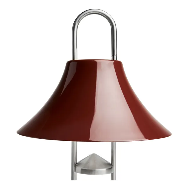 Lámpara de mesa portátil Mousqueton - Inga Sempé  | Rojo