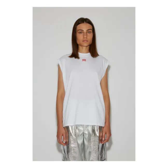 Camiseta de algodón orgánico Fewrr Jersey | Blanco
