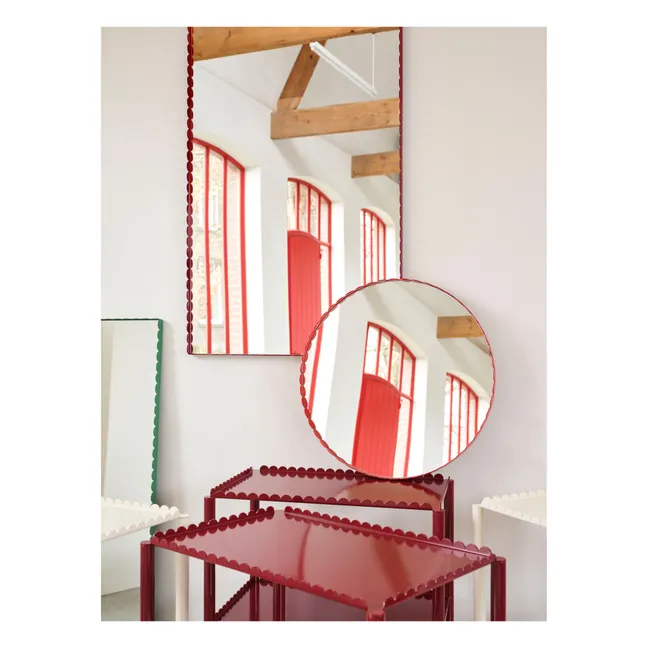 Arcs mirror - Muller Van Severen | Red