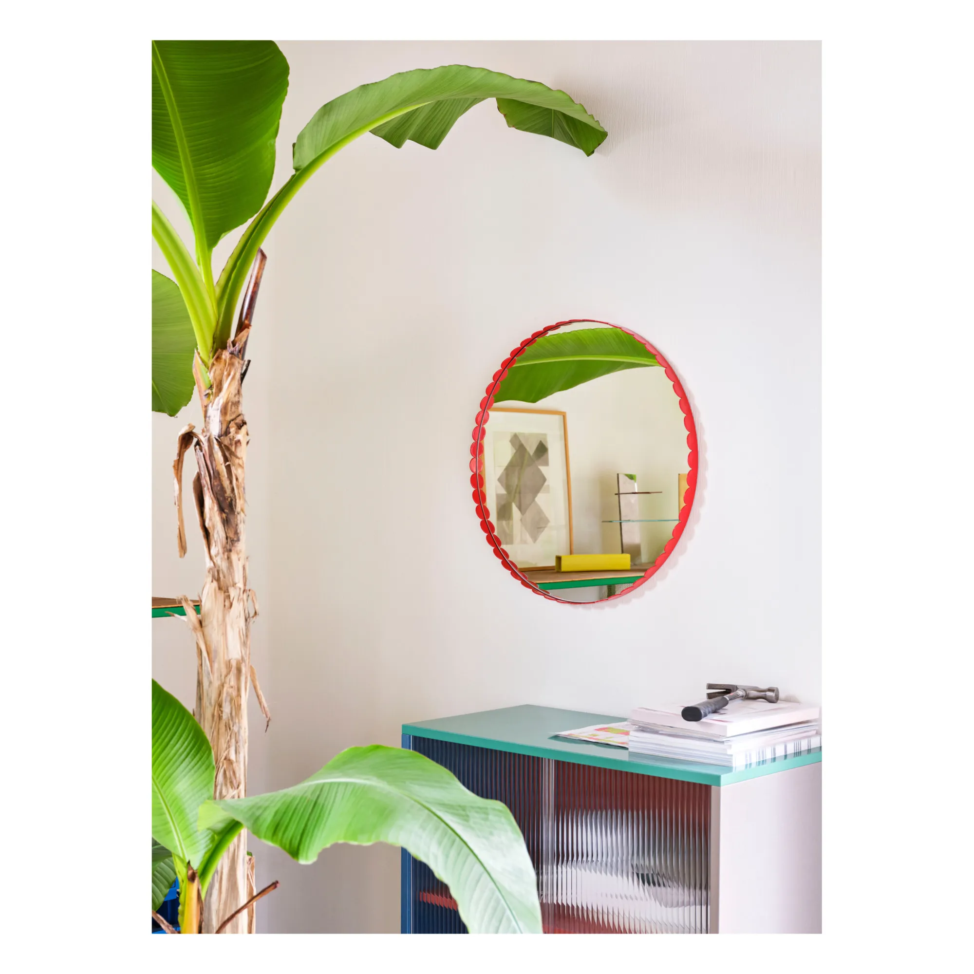 Miroir Arcs - Muller Van Severen | Rouge- Image produit n°4