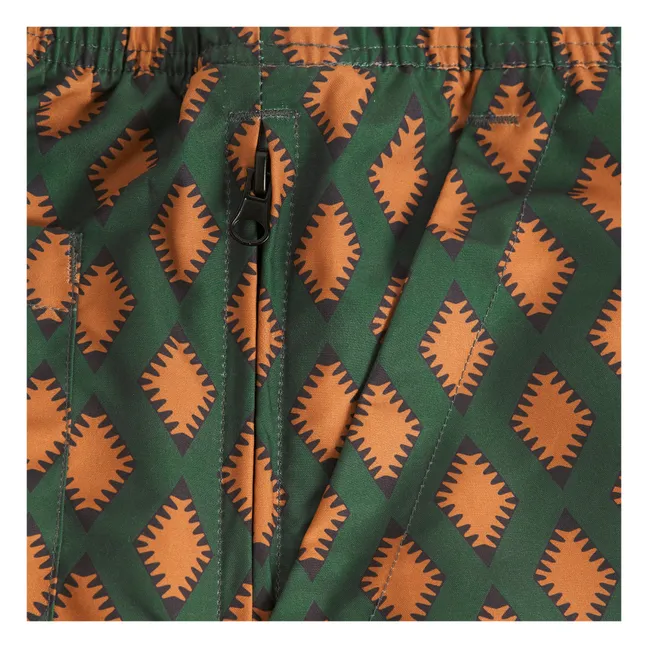 Pantalones cortos de baño Smokin Rustin | Verde