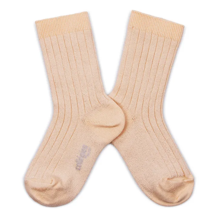 Chaussettes Victoire | Rose poudré- Image produit n°0