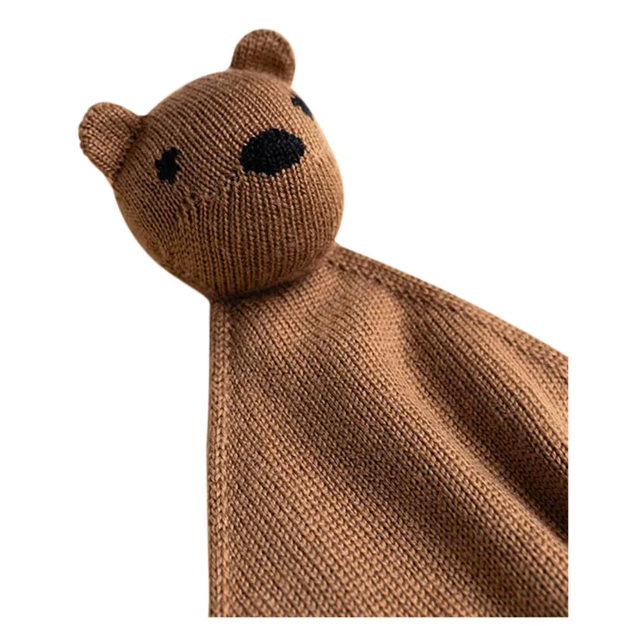 Teddy Tokki soft toy Merino wool | Chocolate- Product image n°5