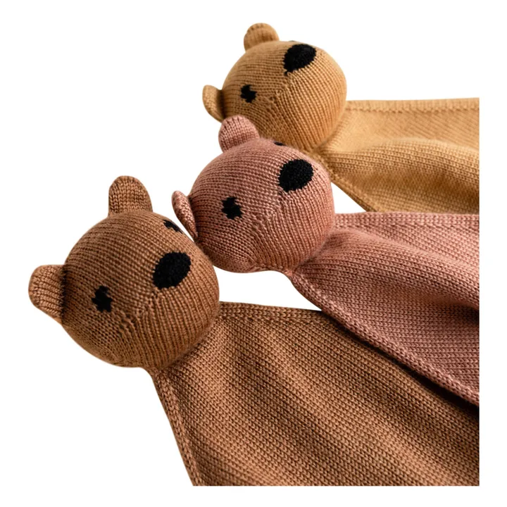 Teddy Tokki soft toy Merino wool | Chocolate- Product image n°4