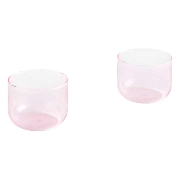 Bicchieri Tint in vetro borosilicato - 2 pz. | Rosa- Immagine del prodotto n°0