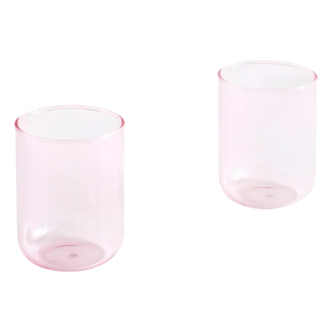 Tint borosilicate glasses - Set of 2 | Pink