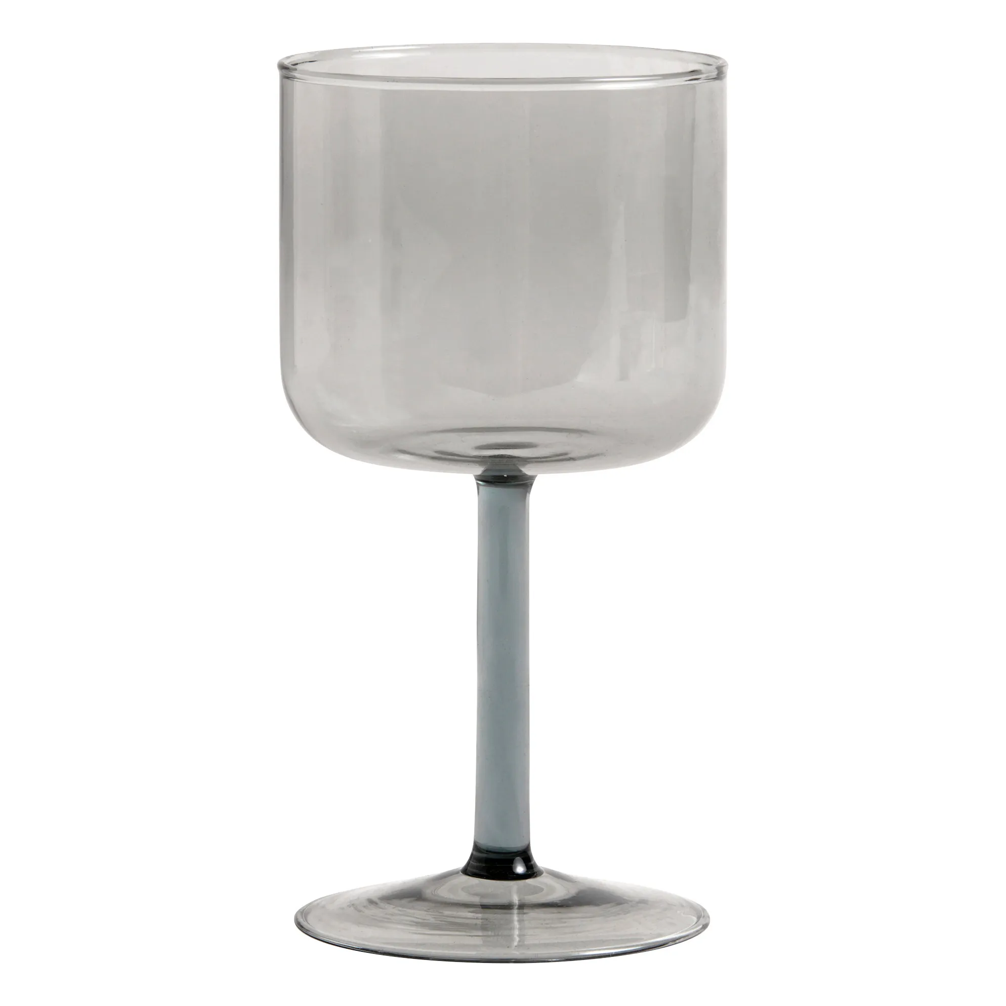 Hay Grey Tint Borosilicate Wine Glasses - Set Of 2