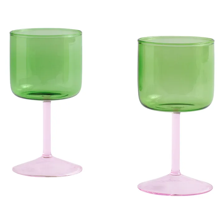Verres à vin Tint - Set de 2 | Vert- Image produit n°0