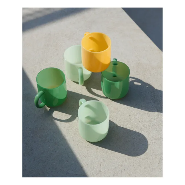 Mug in borosilicato - Set di 2 | Verde