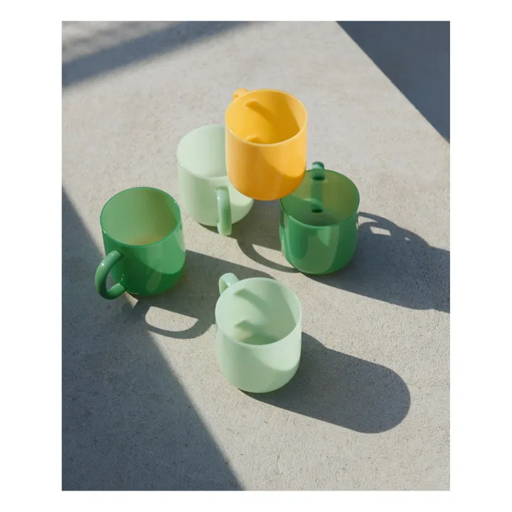 Mug in borosilicato - Set di 2 | Verde- Immagine del prodotto n°4