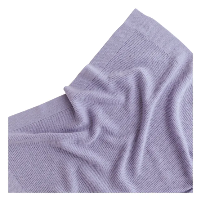 Couverture Gust Laine Mérinos | 	Lilas