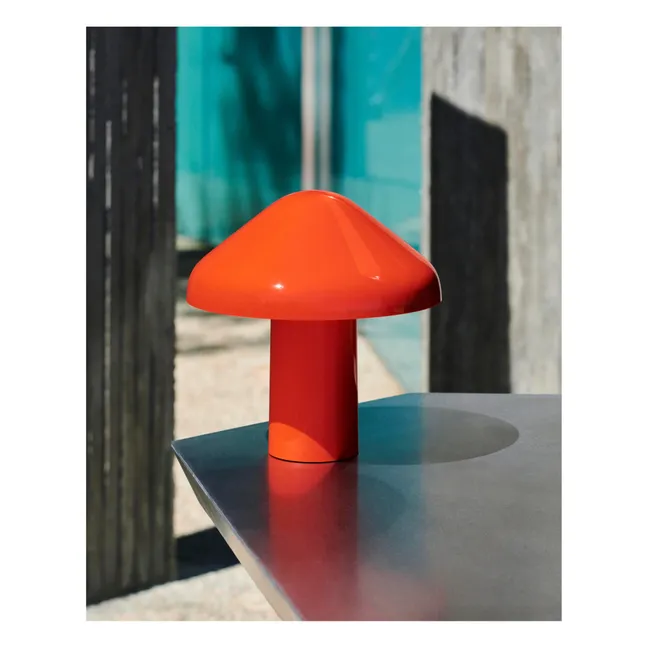 Mobile Tischleuchte Pao | Rot