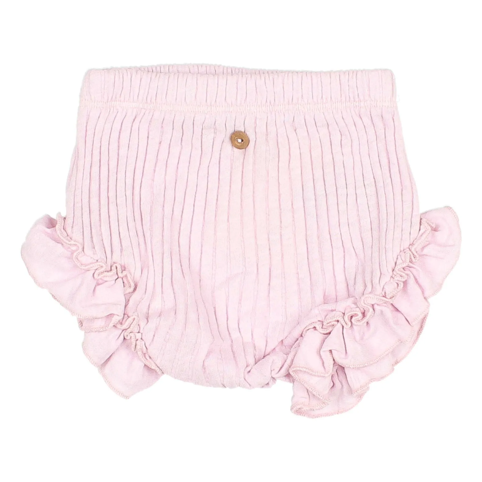 Búho Mauve Ribbed Ruffle Bloomer